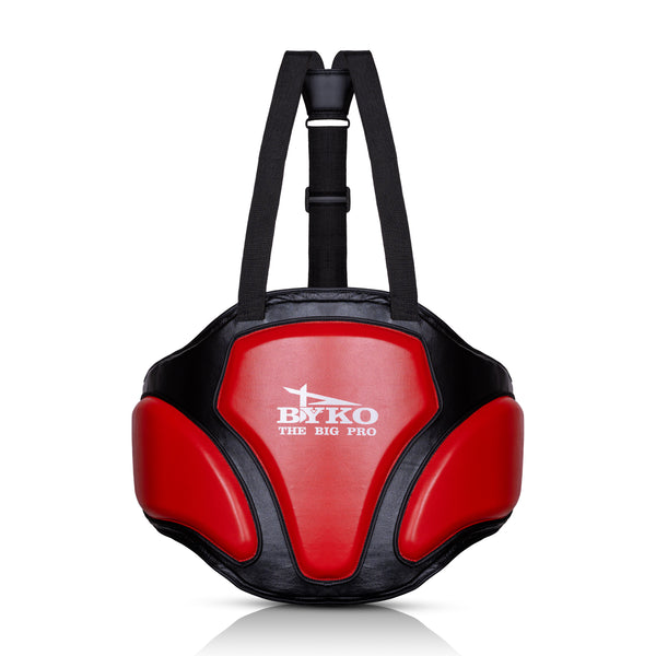BYKO Body Protector – Premium Red/Black Training Vest for Boxing & Combat Sports - Standard