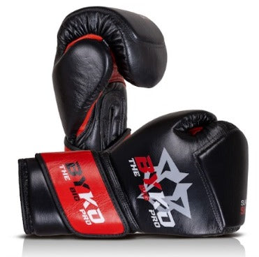BYKO Boxing Gloves Knack – 10-16 Oz Red/Black Training & Sparring Gloves – Premium Punching Bag Gloves for Men & Women